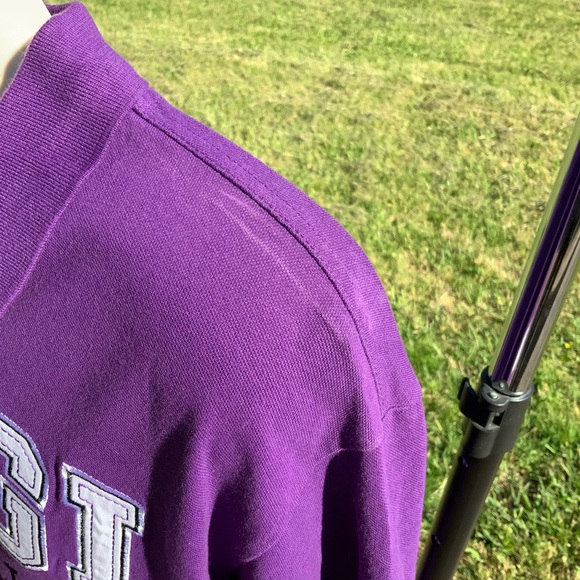 Vintage COOGI Australia Rugby Polo Shirt #69  Sz XL TRENDING POP OF PURPLE COLOR - Picture 4 of 12